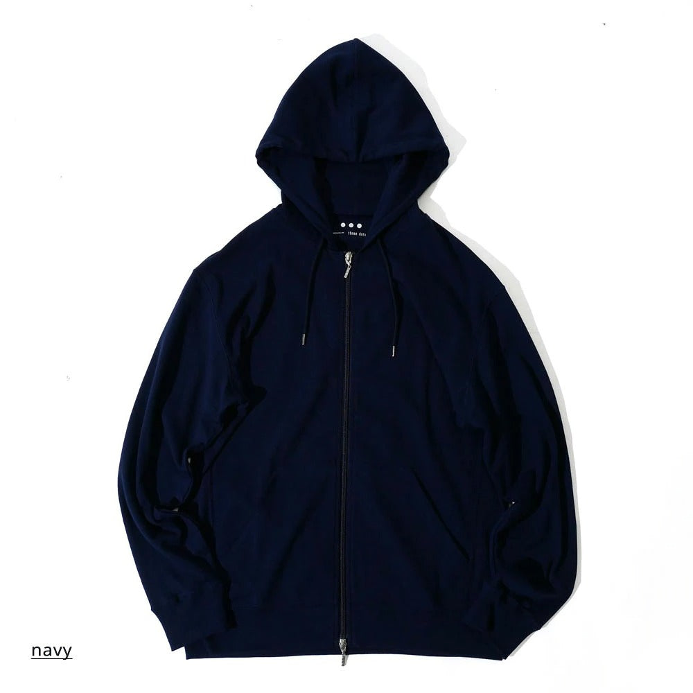 ag2y-608 / three dotsメンズ New Daniel ジップアップ パーカー