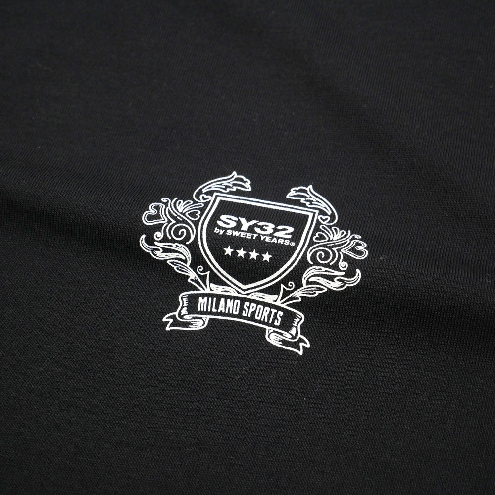 32-26sn1-22 / SY32 by SWEET YEARS エスワイ32 バイ スウィートイヤーズ エンブレム ロゴ 半袖 Tシャツ カットソー EMBLEM LOGO TEE