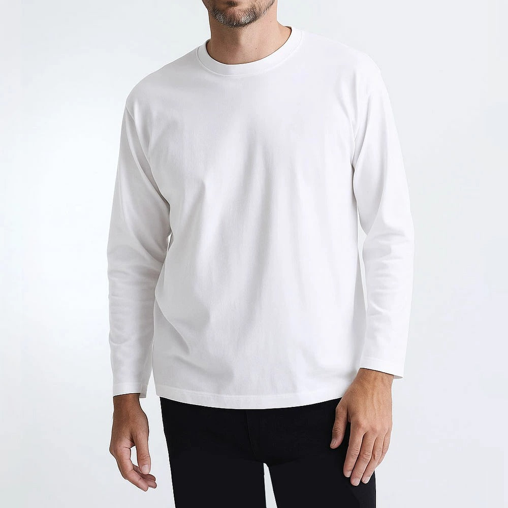 pct2001y / three dots メンズ 長袖 2パック Tシャツ