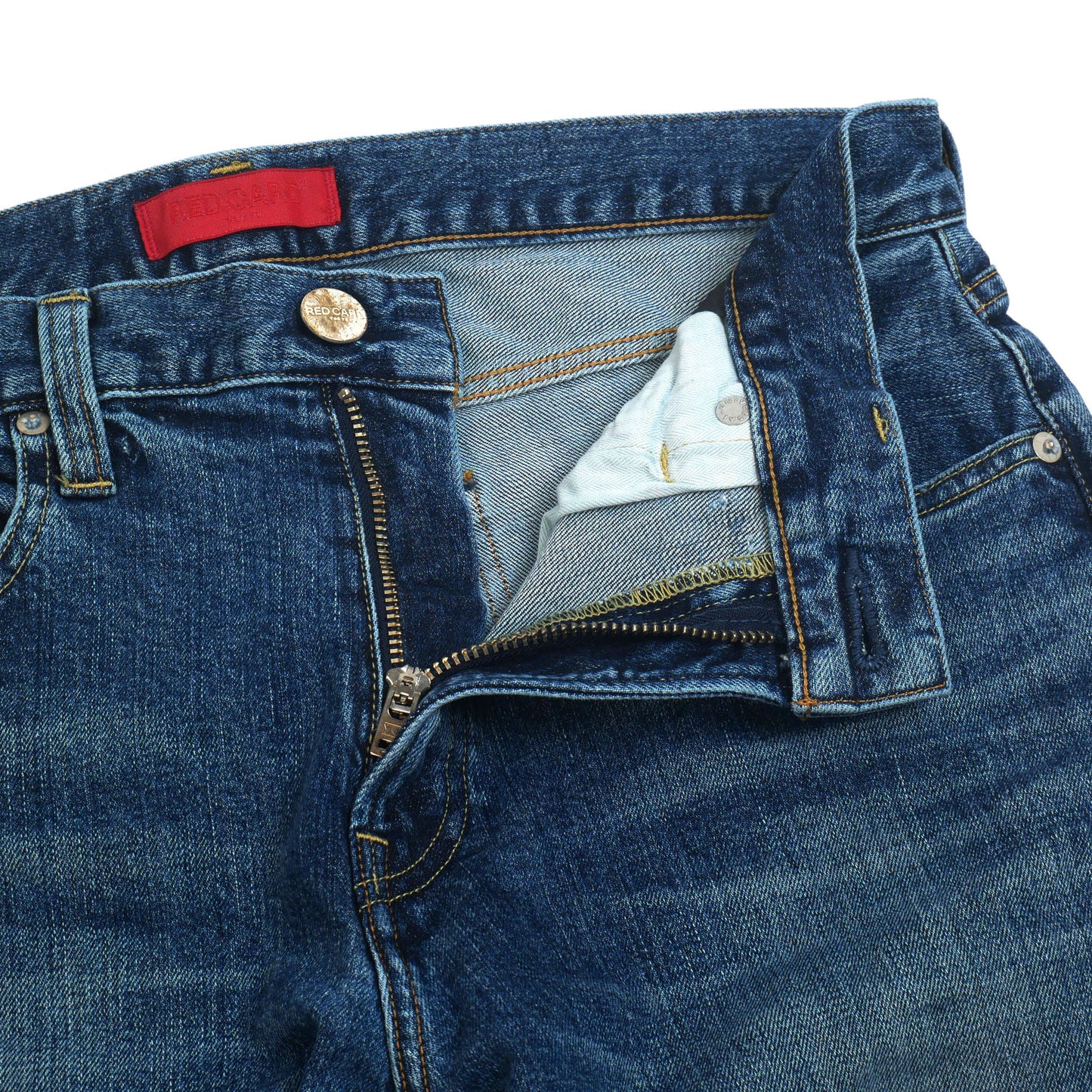 71m93401vdk / RED CARD Tokyo Bass メンズ テーパードデニムパンツ