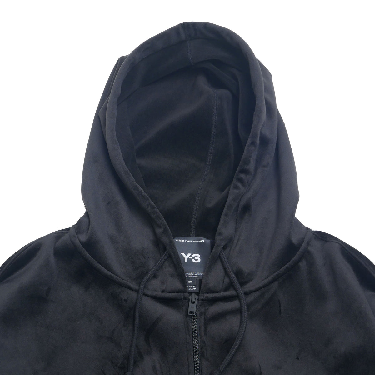 ia4371 / Y-3 ワイスリー メンズ ユニセックス ヴェルベット ジップパーカー