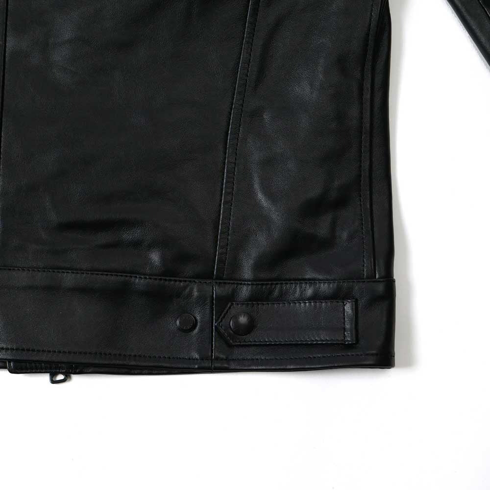 corbync23 / EMMETI メンズ corbync23 レザーダブルライダースジャケット