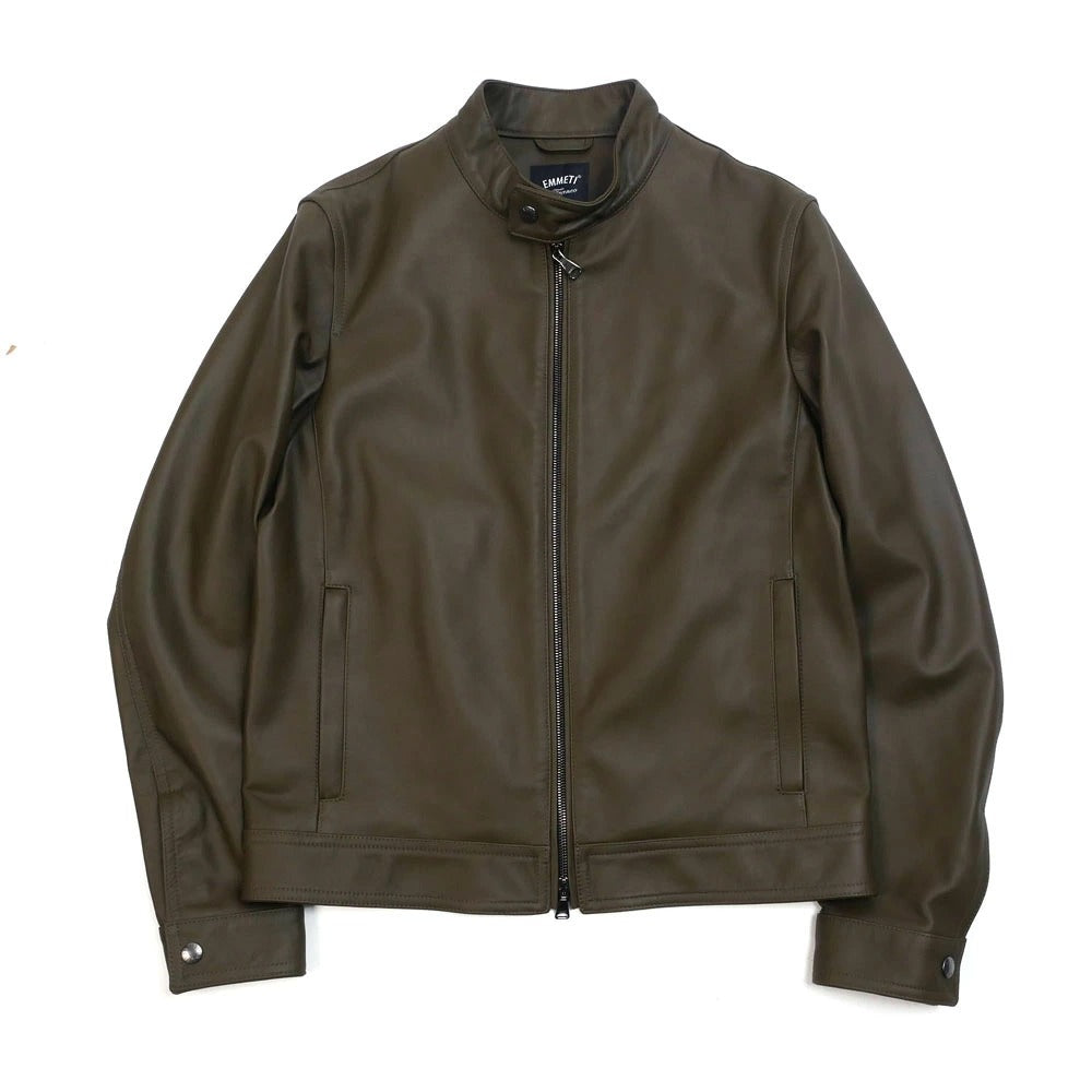 jurispreseda / EMMETI メンズ JURI SP LAMB SKIN NAPPA レザージャケット