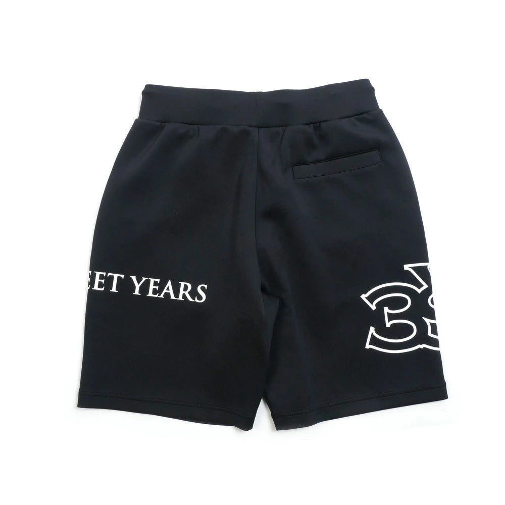 15004 / SY32 by SWEET YEARS エスワイ32 バイ スウィートイヤーズ メンズ ダブルニット ロゴ ショートパンツ