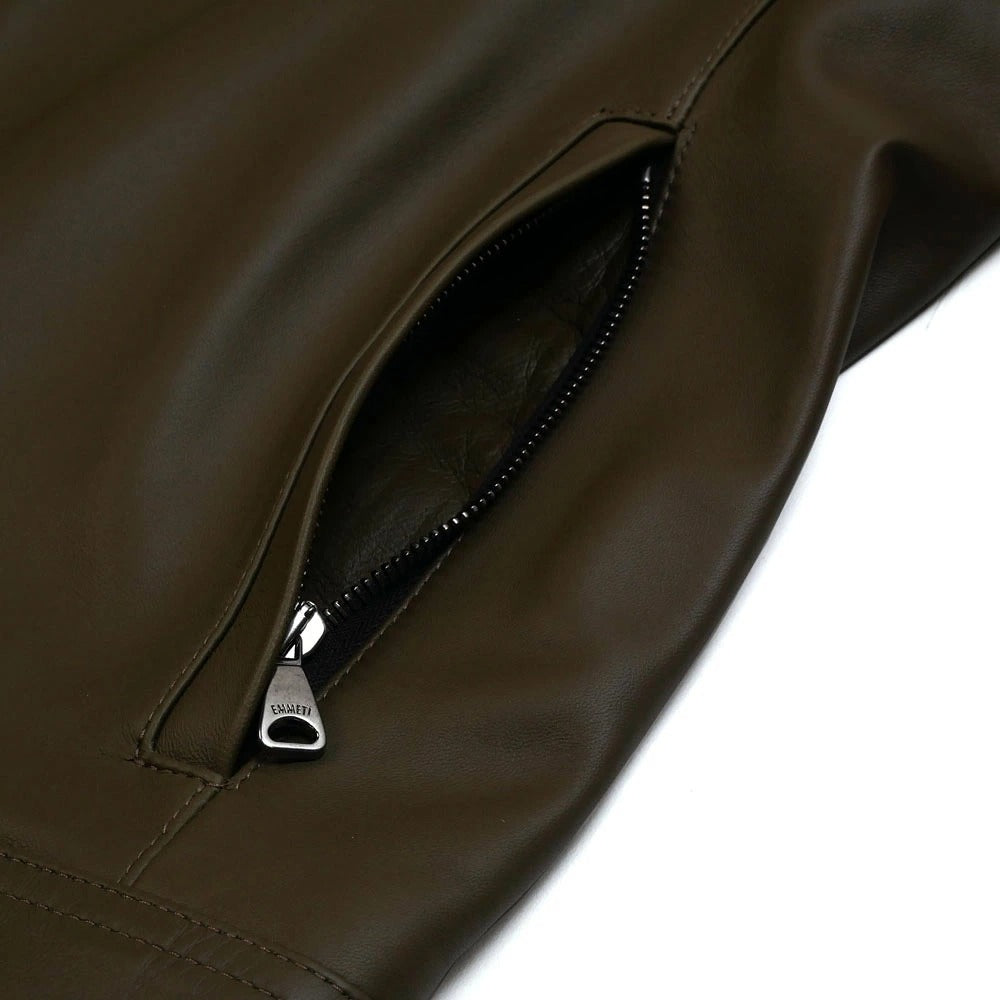 jurispreseda / EMMETI メンズ JURI SP LAMB SKIN NAPPA レザージャケット