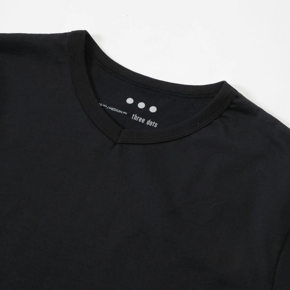 THREE DOTS / マット スリードッツ 半袖カットソー matt Tシャツ