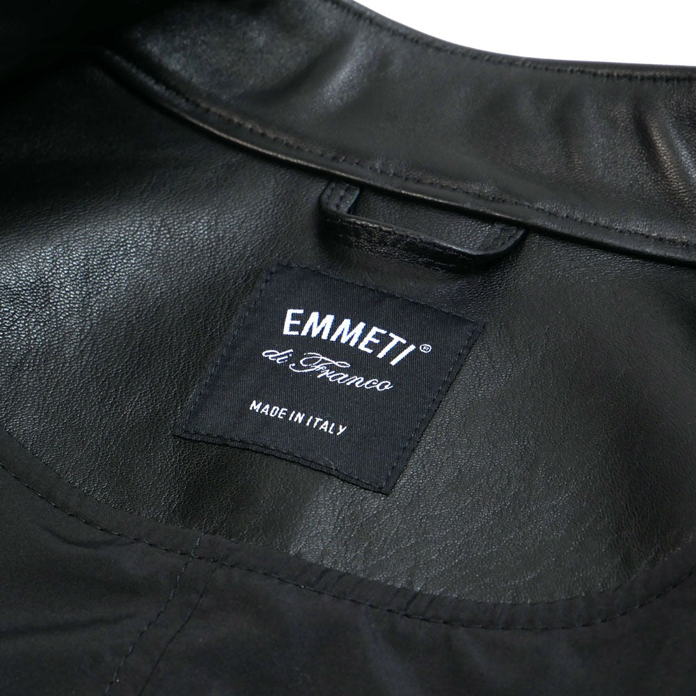 jurinc / EMMETI メンズ JURI Nappa Cerata ナッパレザージャケット