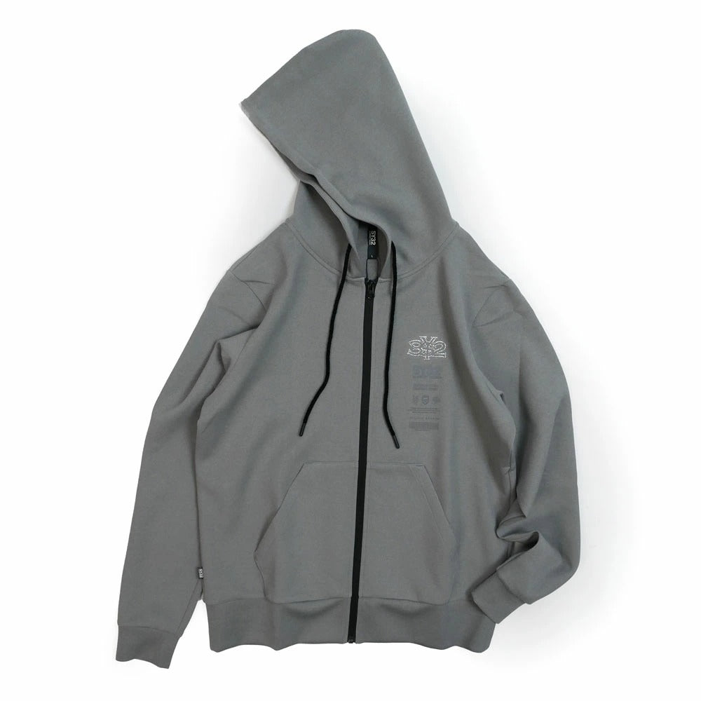 15001 / SY32 by SWEET YEARS エスワイ32 バイ スウィートイヤーズ ダブルニット ラインストーン ロゴ ジップアップ パーカー X DOUBLEKNIT RHINESTONE LOGO ZIP HOODIE