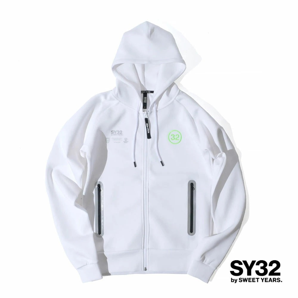 14110 / SY32 by SWEET YEARS エスワイ サーティトゥ バイ スウィートイヤーズ メンズ ダブルニット ジップアップ フーディー パーカー セットアップ対応 エスワイ32