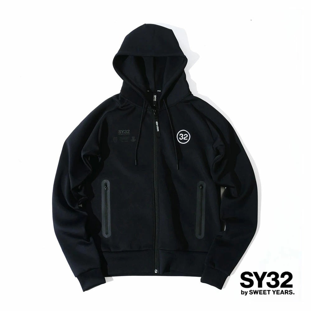 14110 / SY32 by SWEET YEARS エスワイ サーティトゥ バイ スウィートイヤーズ メンズ ダブルニット ジップアップ フーディー パーカー セットアップ対応 エスワイ32