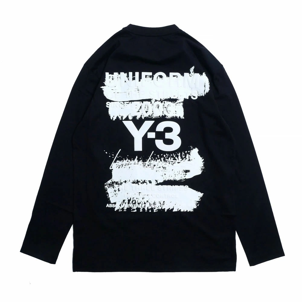 jn4880 / Y-3 ワイスリー U GFX LS TEE 長袖カットソー