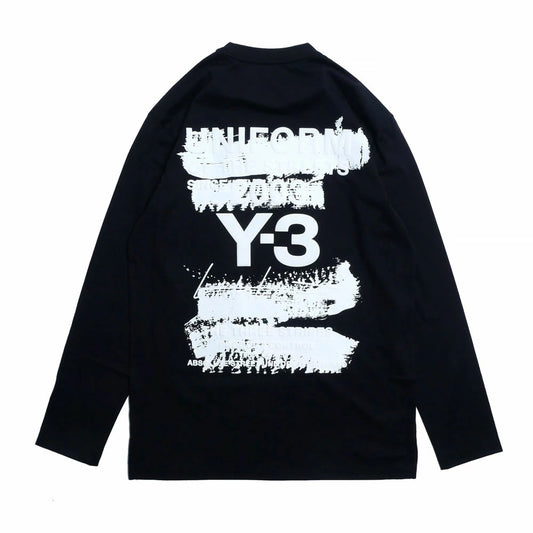 jn4880 / Y-3 ワイスリー U GFX LS TEE 長袖カットソー
