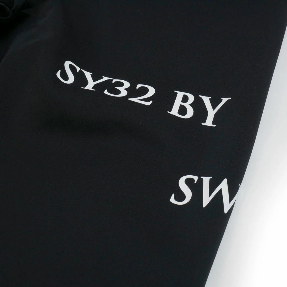 15005 / SY32 by SWEET YEARS エスワイ32 バイ スウィートイヤーズ メンズ ダブルニット ロゴ スウェットパンツ ロング丈 SERIF TYPE LOGO SWEAT PANTS