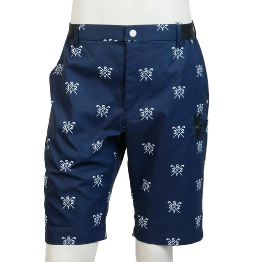 syg-25s049 / SY32 by SWEET YEARS GOLF エスワイ32 バイ スウィートイヤーズ ゴルフ ショートパンツ 総柄 CROSS LOGO GRAPHIC SHORTS