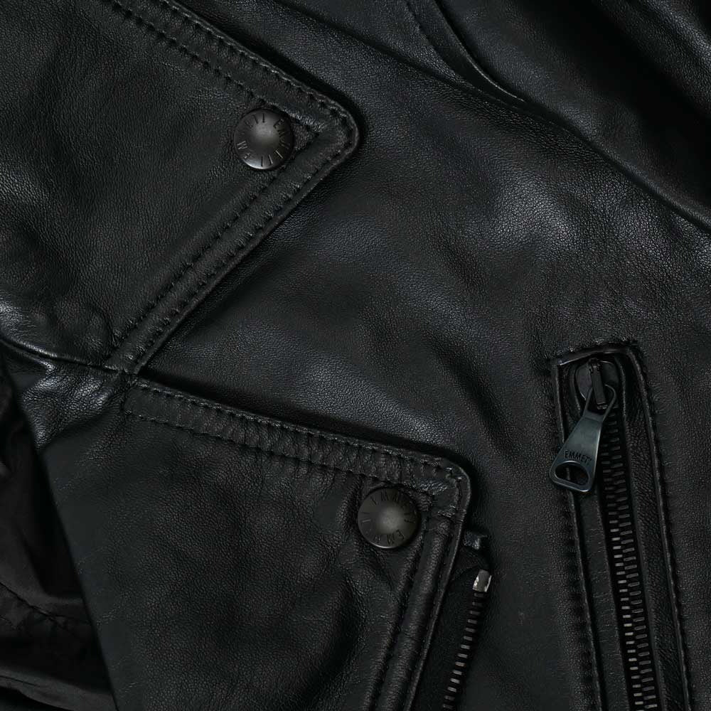 corbync23 / EMMETI メンズ corbync23 レザーダブルライダースジャケット
