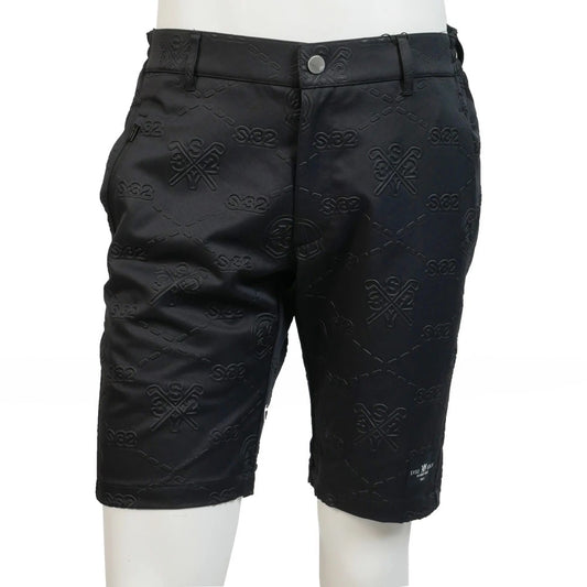 syg-25s051 / SY32 by SWEET YEARS GOLF エスワイ32 バイ スウィートイヤーズ ゴルフ ストレッチ ショートパンツ 総柄 EMBOSS STRETCH SHORTS