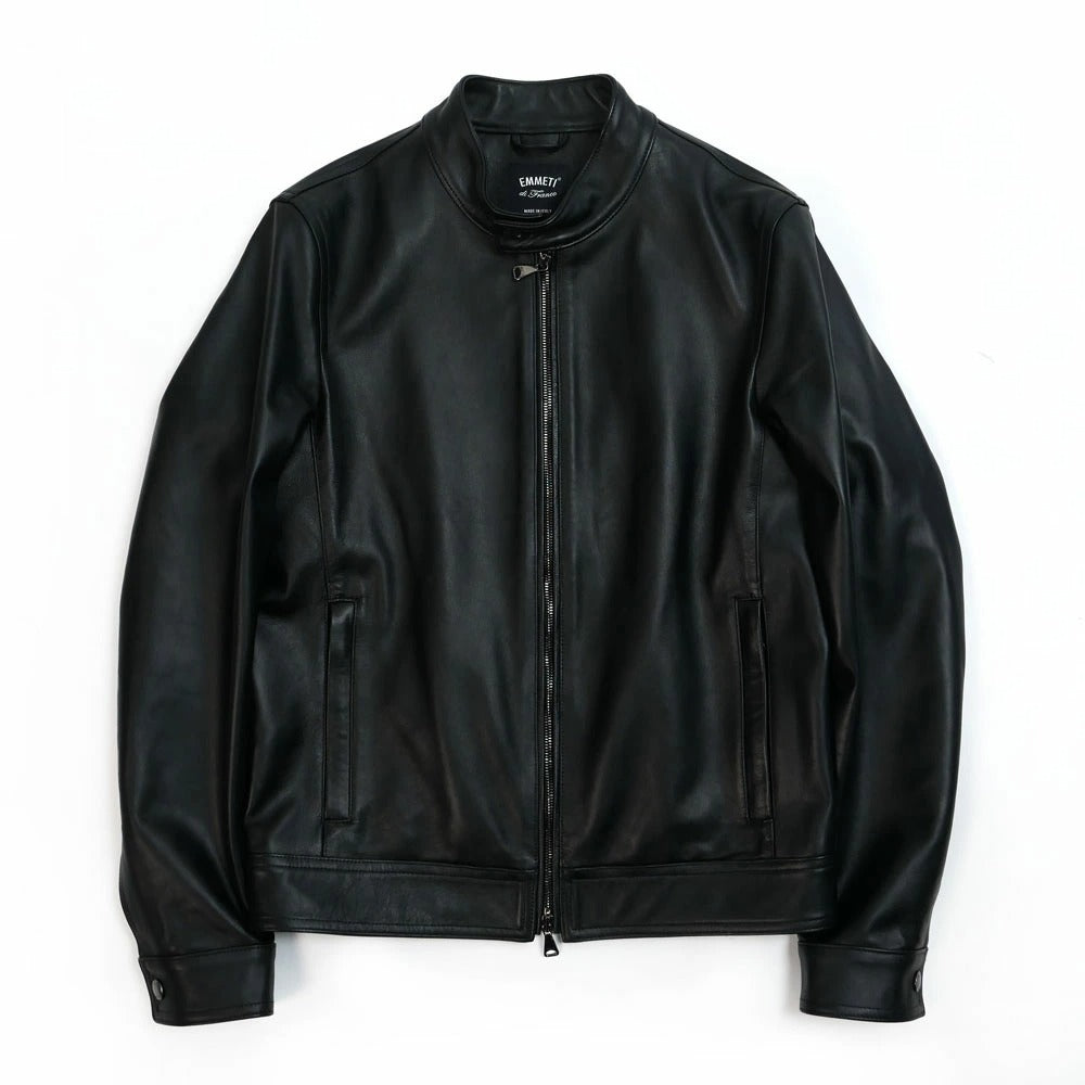jurinc / EMMETI メンズ JURI Nappa Cerata ナッパレザージャケット
