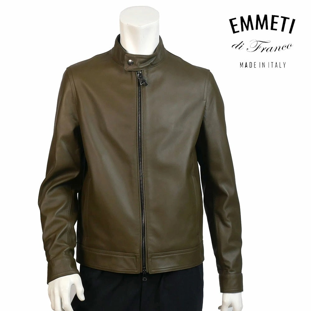 jurispreseda / EMMETI メンズ JURI SP LAMB SKIN NAPPA レザージャケット