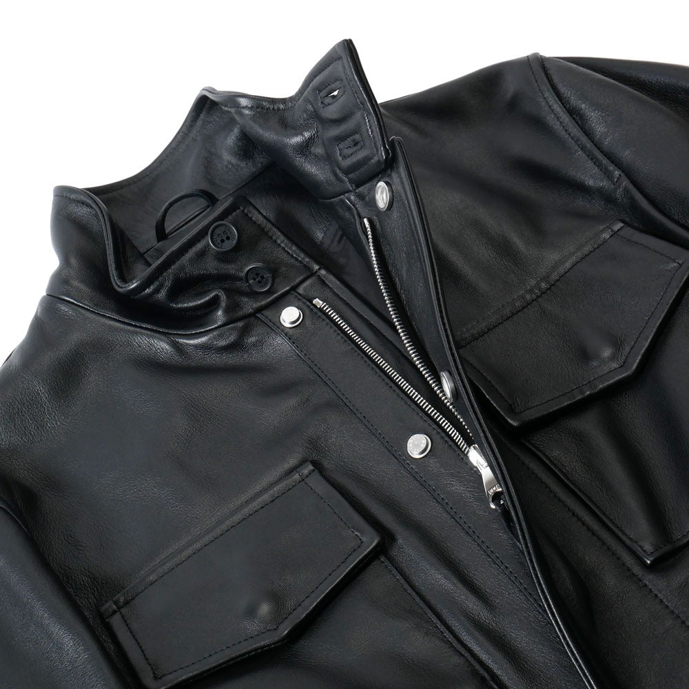hm65 / EMMETI メンズ H M65 ナッパレザージャケット