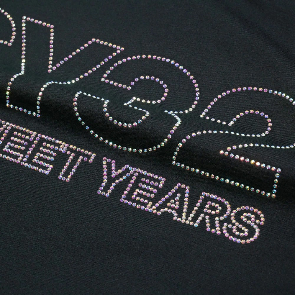 15067j / SY32 by SWEET YEARS エスワイ32 バイ スウィートイヤーズ メンズ ラインストーン ベーシック Tシャツ 半袖 カットソー