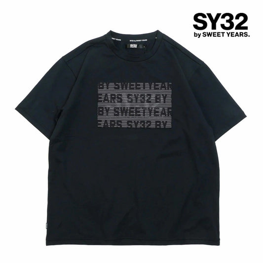 15069j / SY32 by SWEET YEARS エスワイ32 バイ スウィートイヤーズ メンズ ジャゴード エンボス ロゴ Tシャツ 半袖 カットソー
