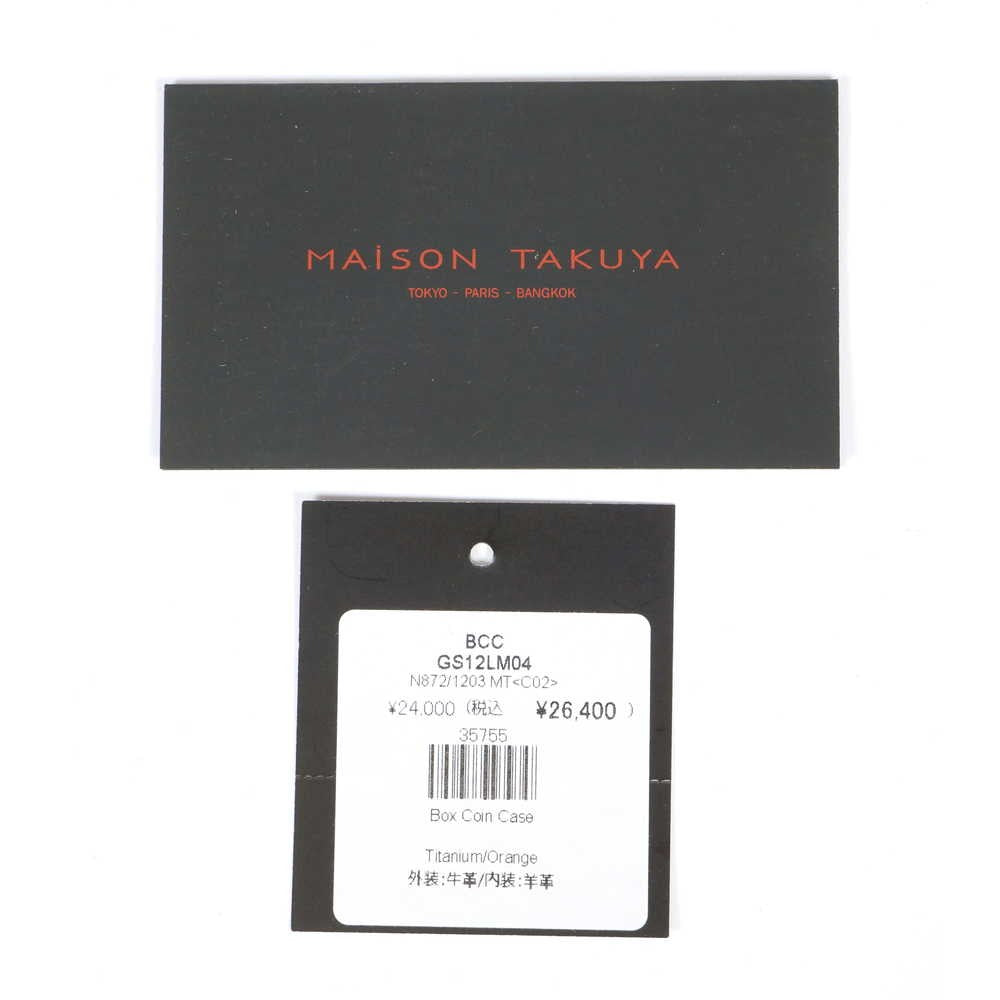 MAISON TAKUYA / メゾンタクヤ 財布 コインケース