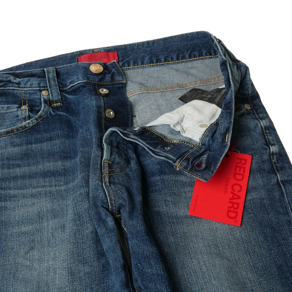 12m86801vmd / RED CARD Tokyo メンズ Rhythm+ テーパード デニムパンツ
