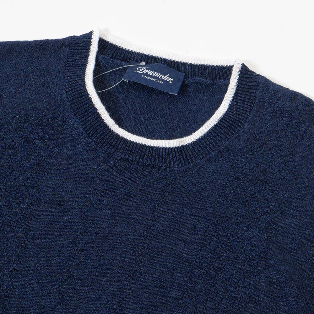 DRUMOHR / ドルモア 半袖ニット Tシャツ