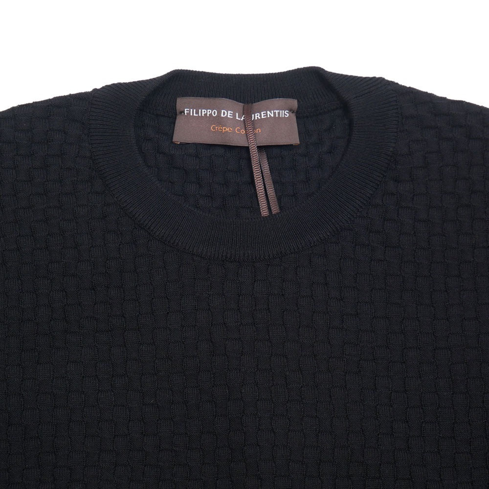 FILIPPO DE LAURENTIIS / フィリッポ デ ローレンティス 半袖ニット Tシャツ