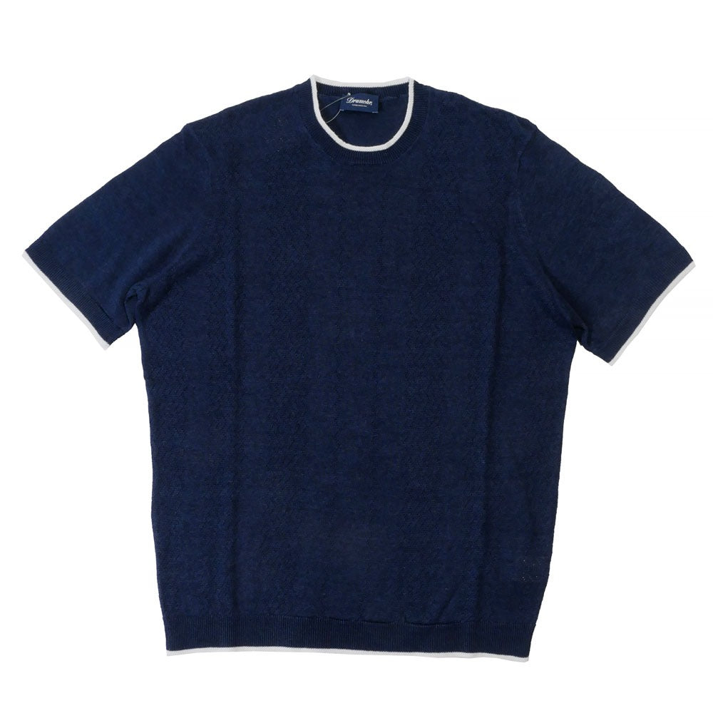 DRUMOHR / ドルモア 半袖ニット Tシャツ