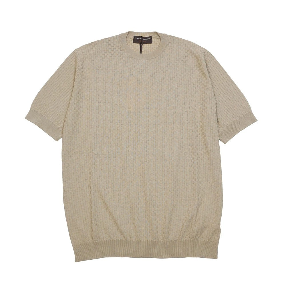FILIPPO DE LAURENTIIS / フィリッポ デ ローレンティス 半袖ニット Tシャツ