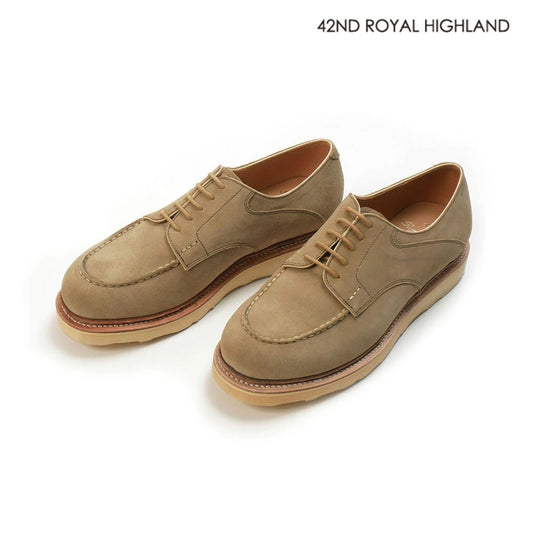 chn4401v-15 / 42NDROYALHIGHLAND メンズ Uチップレースアップレザーシューズ