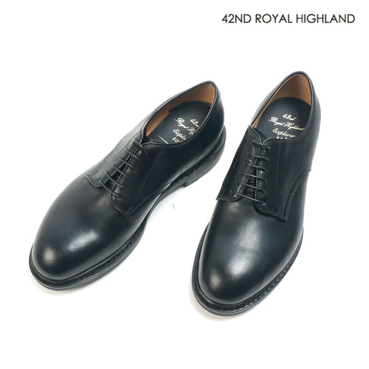 csn2201-01 / 42NDROYALHIGHLAND メンズ プレーントゥ レースアップ ドレスシューズ