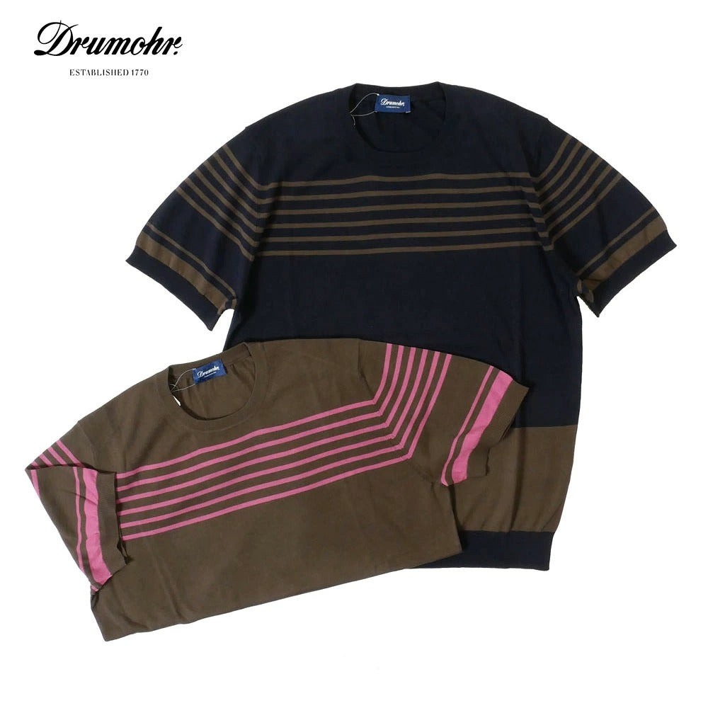 DRUMOHR / ドルモア 半袖ニット