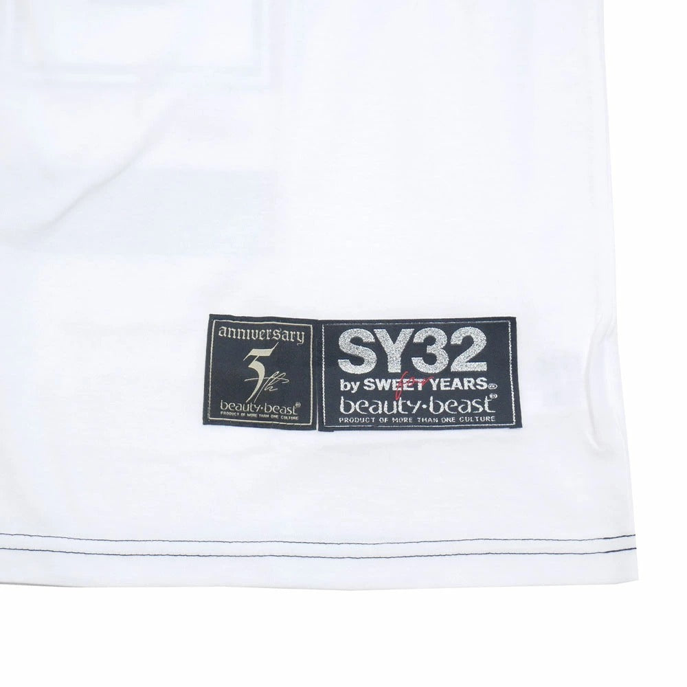32-26scb1-04 / SY32 by SWEET YEARS BEAUTY:BEAST エスワイ32 バイ スウィートイヤーズ ビューティビースト Tシャツ 半袖 カットソー