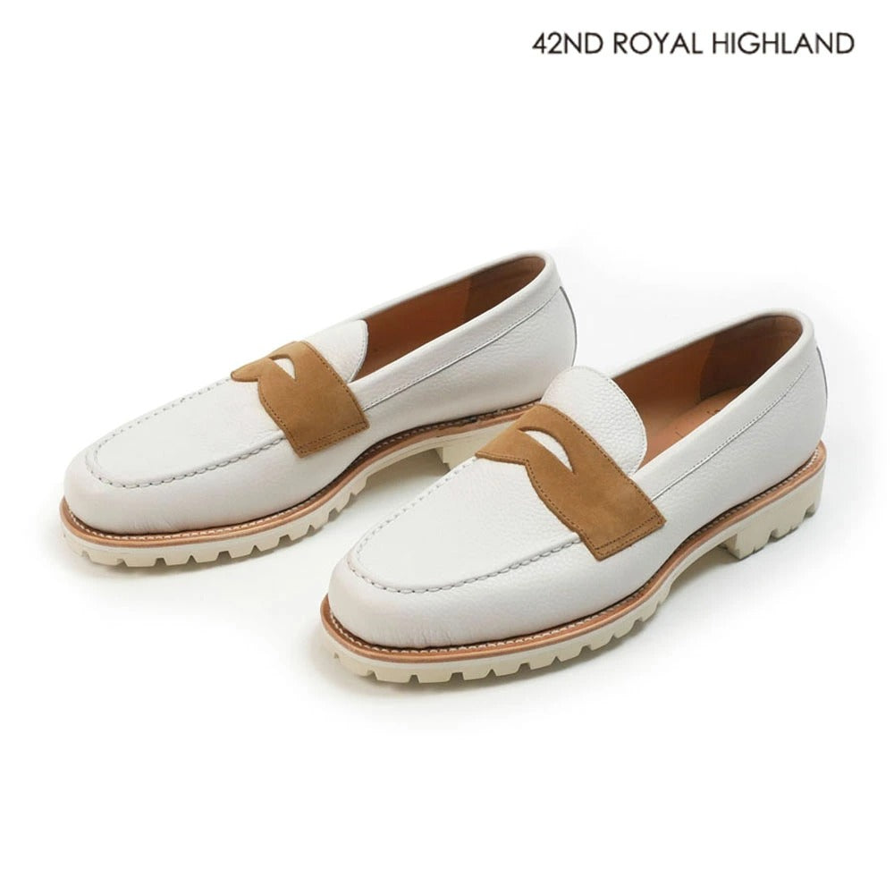 cp4001v-cb04 / 42NDROYALHIGHLAND メンズ ペニーローファー