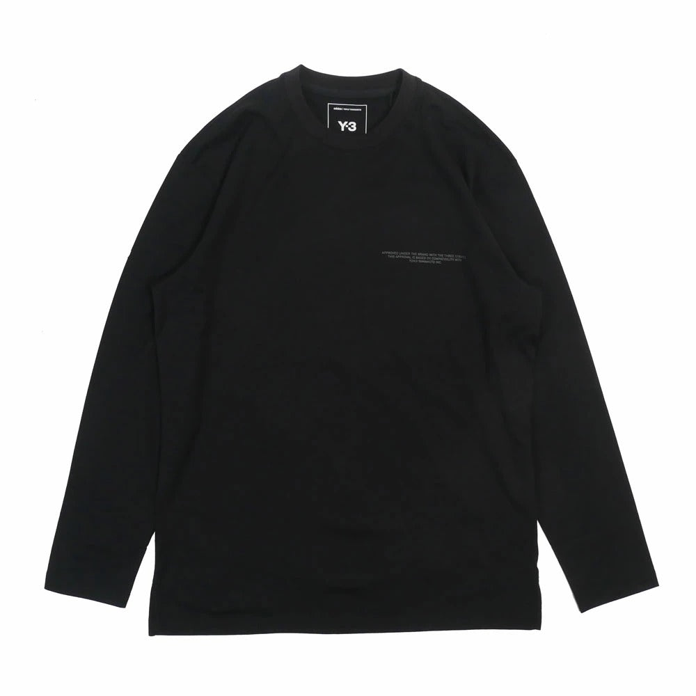 je9280-appa24 / Y-3 ワイスリー LOGO LS TEE 長袖カットソー