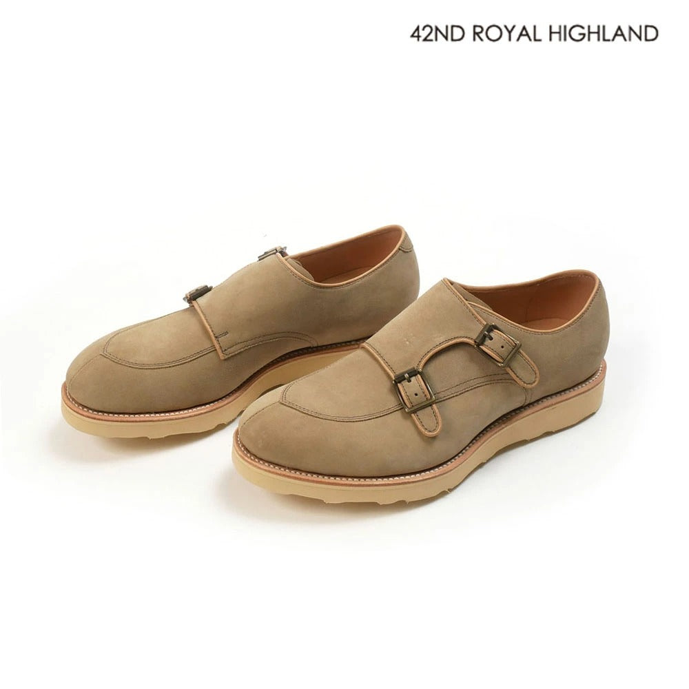 cp4406v-15 / 42NDROYALHIGHLAND メンズ ダブルモンクストラップシューズ