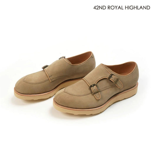 cp4406v-15 / 42NDROYALHIGHLAND メンズ ダブルモンクストラップシューズ
