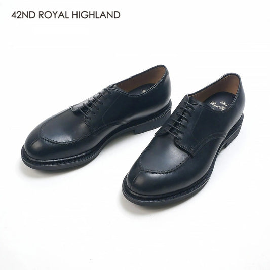 csn8401-01 / 42NDROYALHIGHLAND メンズ  Vチップ レース アップシューズ