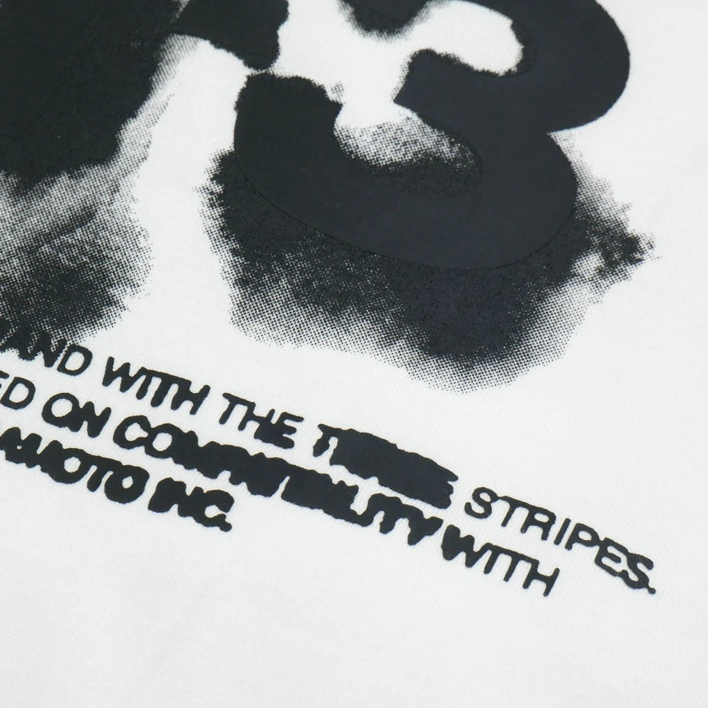 jz0712 / Y-3 ワイスリー U Y3 GRAPHIC SS TEE 半袖カットソー