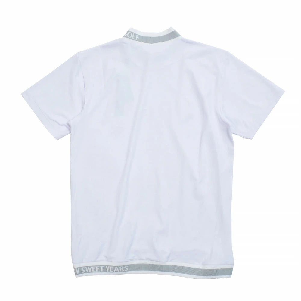 syg-25s038 / SY32 by SWEET YEARS GOLF エスワイ32 バイ スウィートイヤーズ ゴルフ ライトストレッチ モックネック カットソー LIGHT STRETCH LOGO MOCK