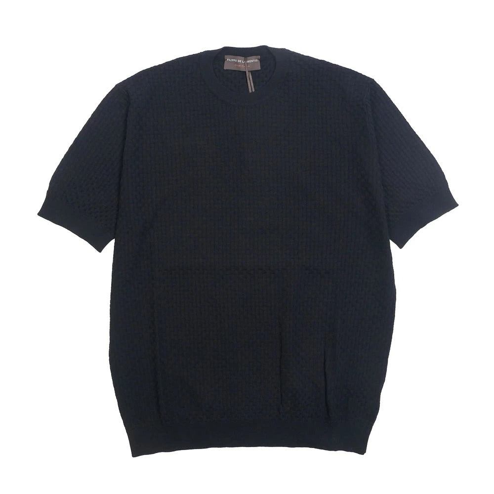 FILIPPO DE LAURENTIIS / フィリッポ デ ローレンティス 半袖ニット Tシャツ