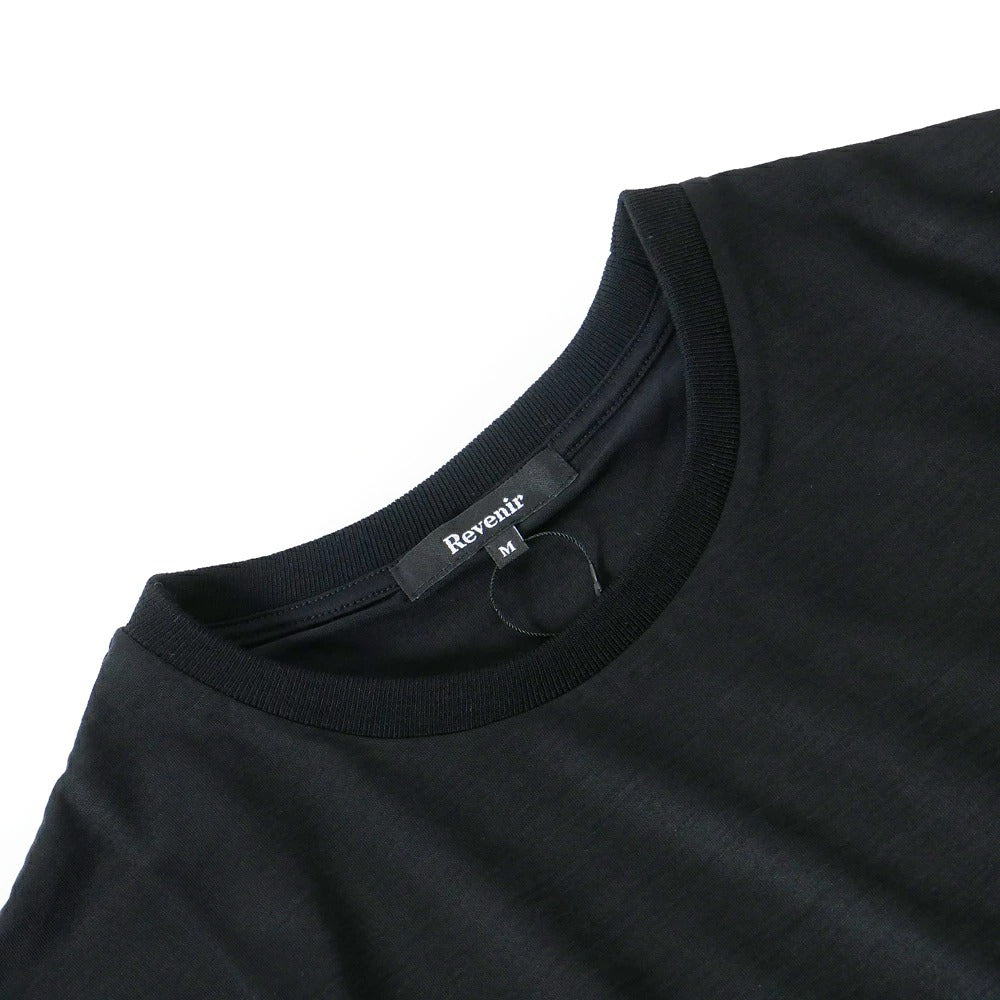 Revenir / リブ二ール 半袖ニット Tシャツ