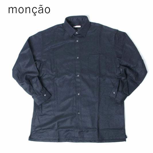 moncao / モンサオ プレーンシャツ 長袖