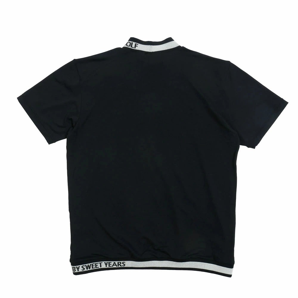 syg-25s038 / SY32 by SWEET YEARS GOLF エスワイ32 バイ スウィートイヤーズ ゴルフ ライトストレッチ モックネック カットソー LIGHT STRETCH LOGO MOCK