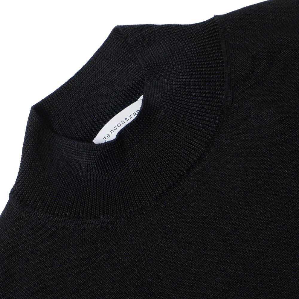 Rencontrant / レンコントラント 半袖ニット Tシャツ