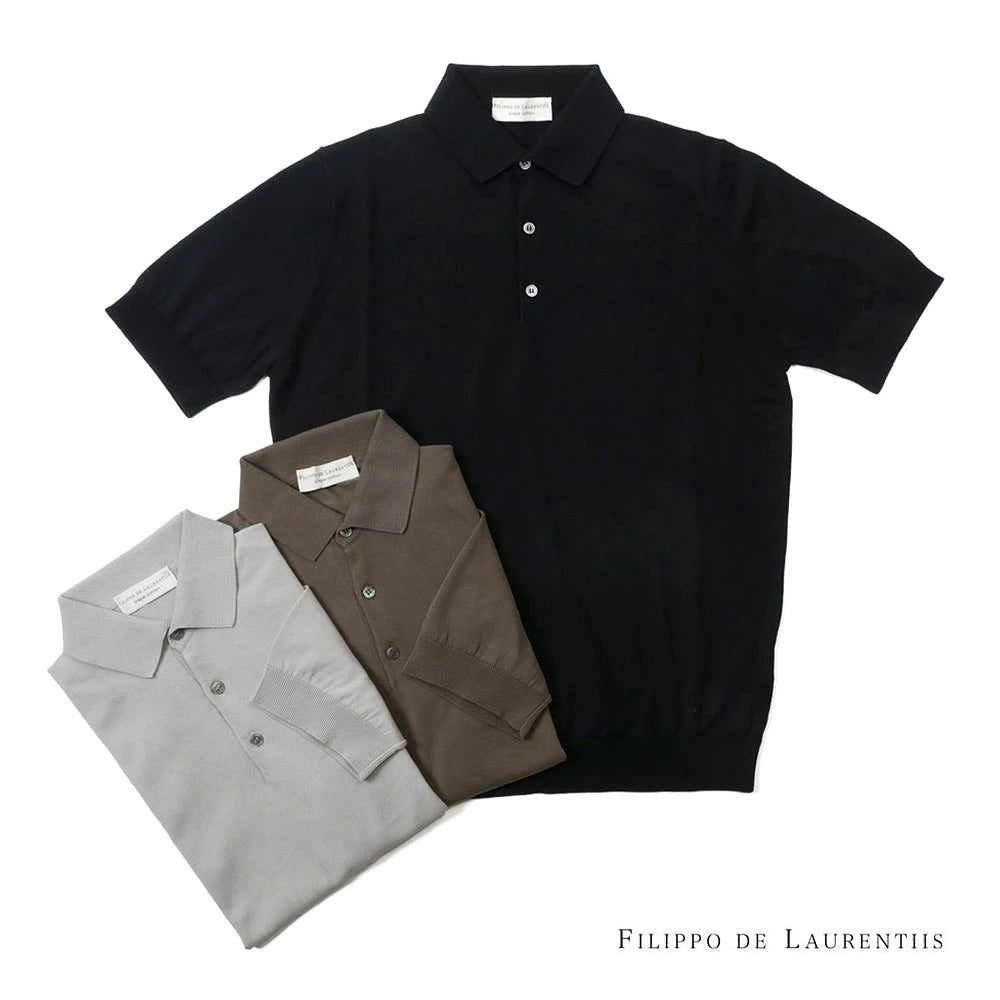 FILIPPO DE LAURENTIIS / フィリッポ デ ローレンティス ポロシャツ 半袖ニット