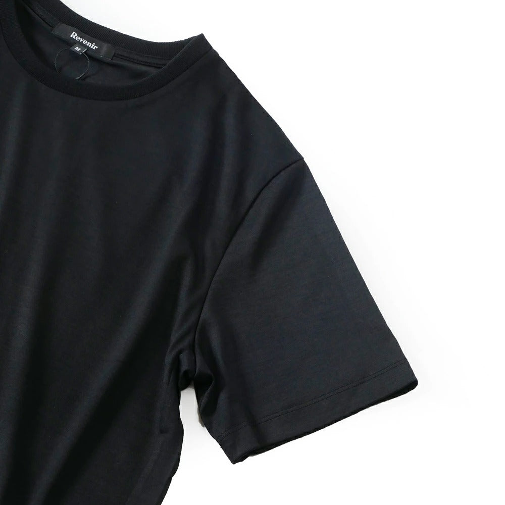 Revenir / リブ二ール 半袖ニット Tシャツ