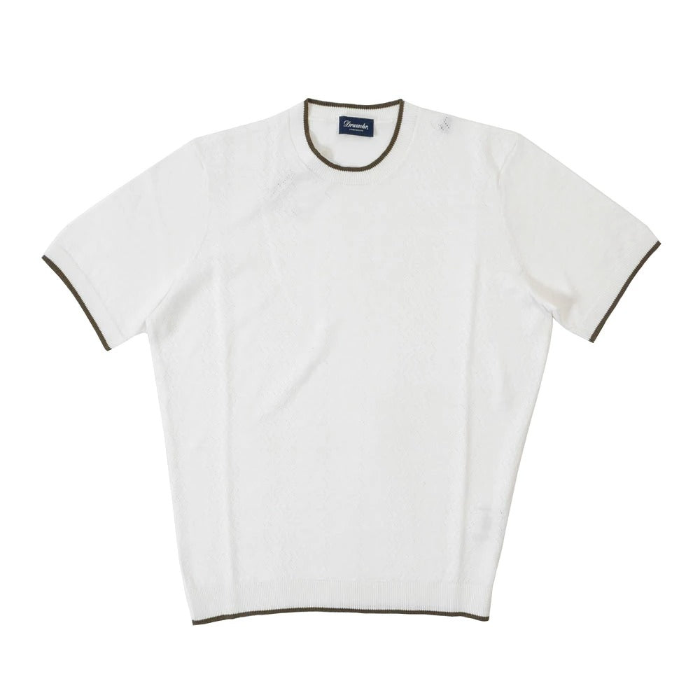DRUMOHR / ドルモア 半袖ニット Tシャツ